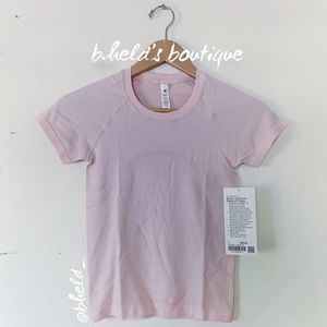 lululemon Swiftly Tech Short Sleeve Shirt 2.0 *Race Length Flush Pink Size 2 NWT